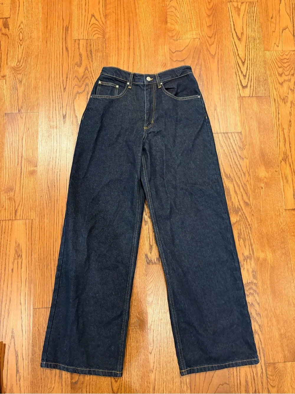 Khy Classic Low Rise Denim in Dark Wash